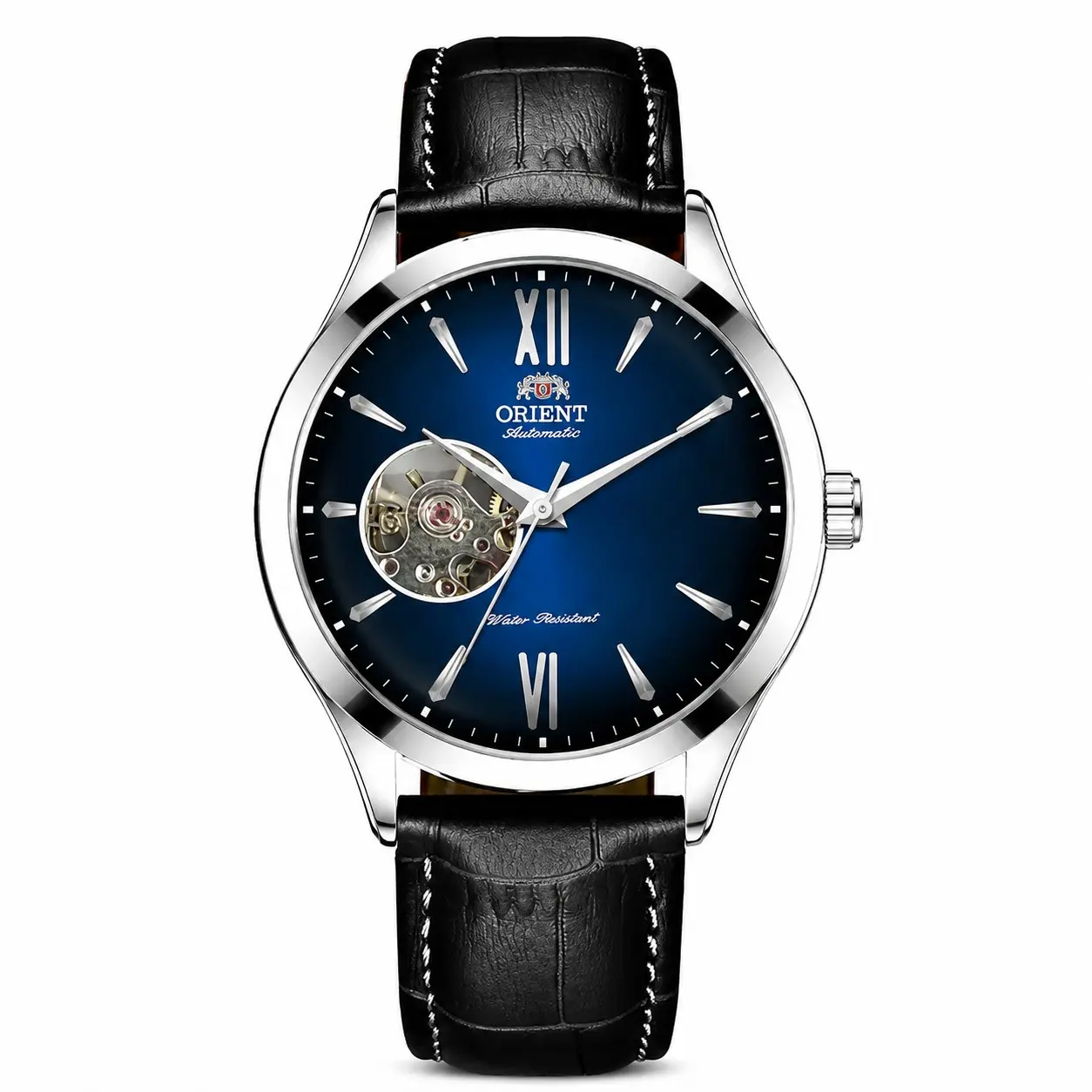 Orient Open Heart Automatic Men's Watch, Japanese Mechanical Wristwatch, Roman Numeral Dial, Stainless Steel & Leather Strap Options, Water Resistant Elegant Dress Watch, Ideal Birthday & Anniversary Gift For Men, Business Daily Wear Mechanical Watch