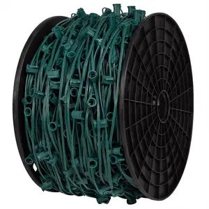 C7 Wire and Socket 1000Ft Spool 12" Spacing SPT-2