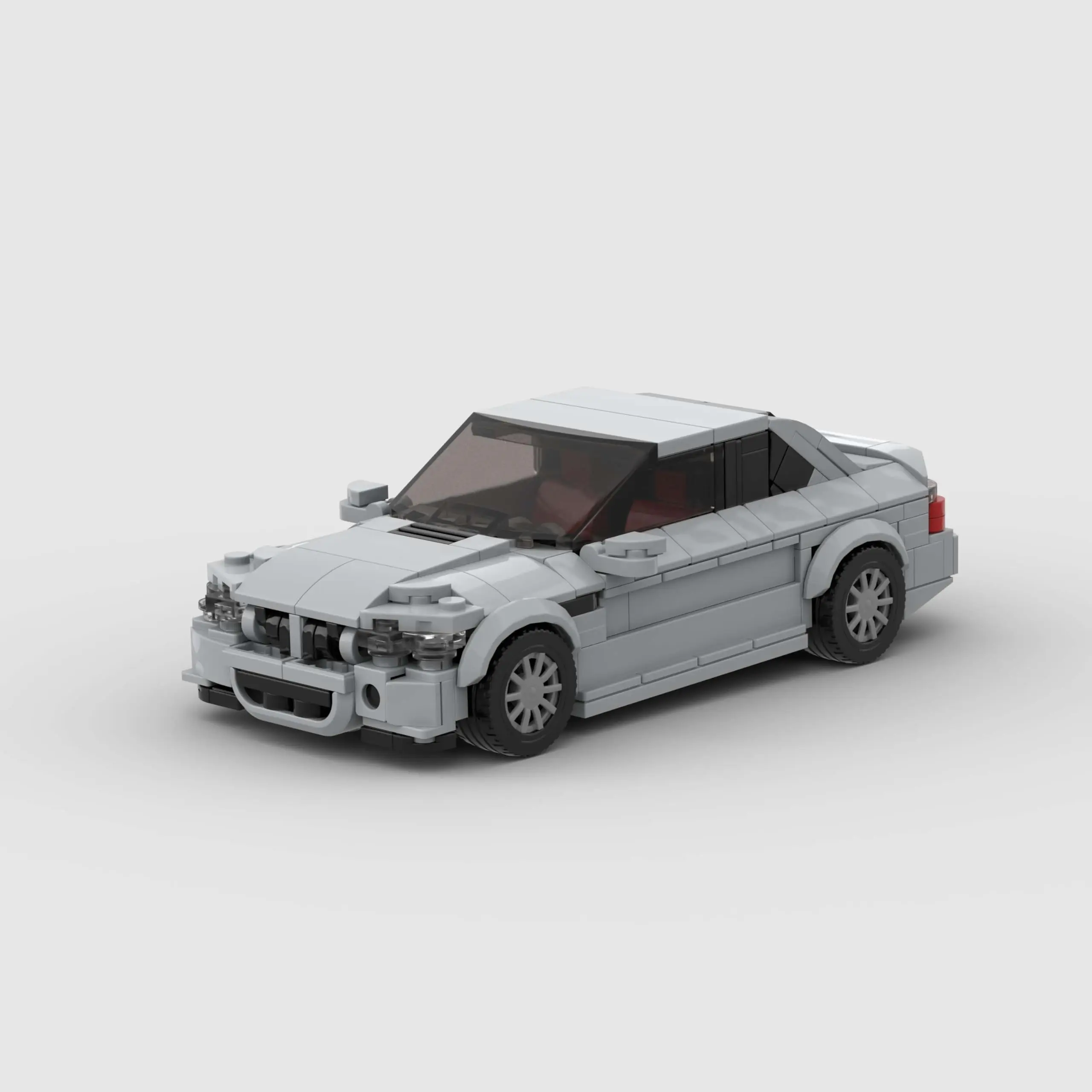 Sports Car MOC Building Blocks,Car Model Blocks Building Sets Toys,City Racing Cars DIY Building Bricks for Kids and Adults Sports Car Building Blocks Classic BMW E46 M3 CSL Model Compatible Bricks DIY Toy Gift For Car Enthusiasts