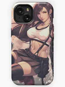 Casual Tifa iPhone Case for iPhone 15 14 13 12 11 Pro Max iPhone X XR XS Max , Tough Phone Cases .
