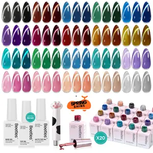 【Exclusive to TikTok】Beetles Cat Eye Gel Polish Manicure Box - 8ml Large Volume Soak Off UV LED Gel Nail Magnetic Shine Soak Off UV French Nail Art Salon DIY Manicure Gift for Women mothersdaygift Spring Nail Taste of Spring Summer Nail Vacation Nail