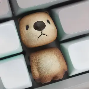 1Set Personalized Animal Creative Keycap Combination Key, Mechanical Keyboard Keycap, Cute Epoxy Resin Material Keycap Additions, Keyboard Personalized Additions