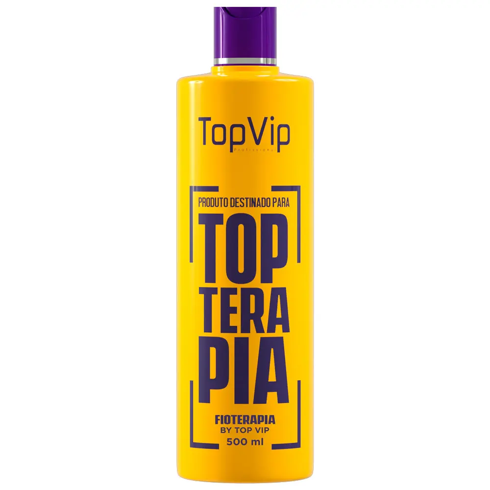Top Vip Fioterapia Brazilian Keratin Treatment 500ml  Progressive Brush, Thermal Sealing, Moisturizing Treatment for Haircare Organic Coffee Extract