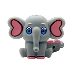 Oh A Peanut! 3D Silicone Focal Beads | Elephant Shape Beading for Beaded Pens DIY Craft Supplies Beaded