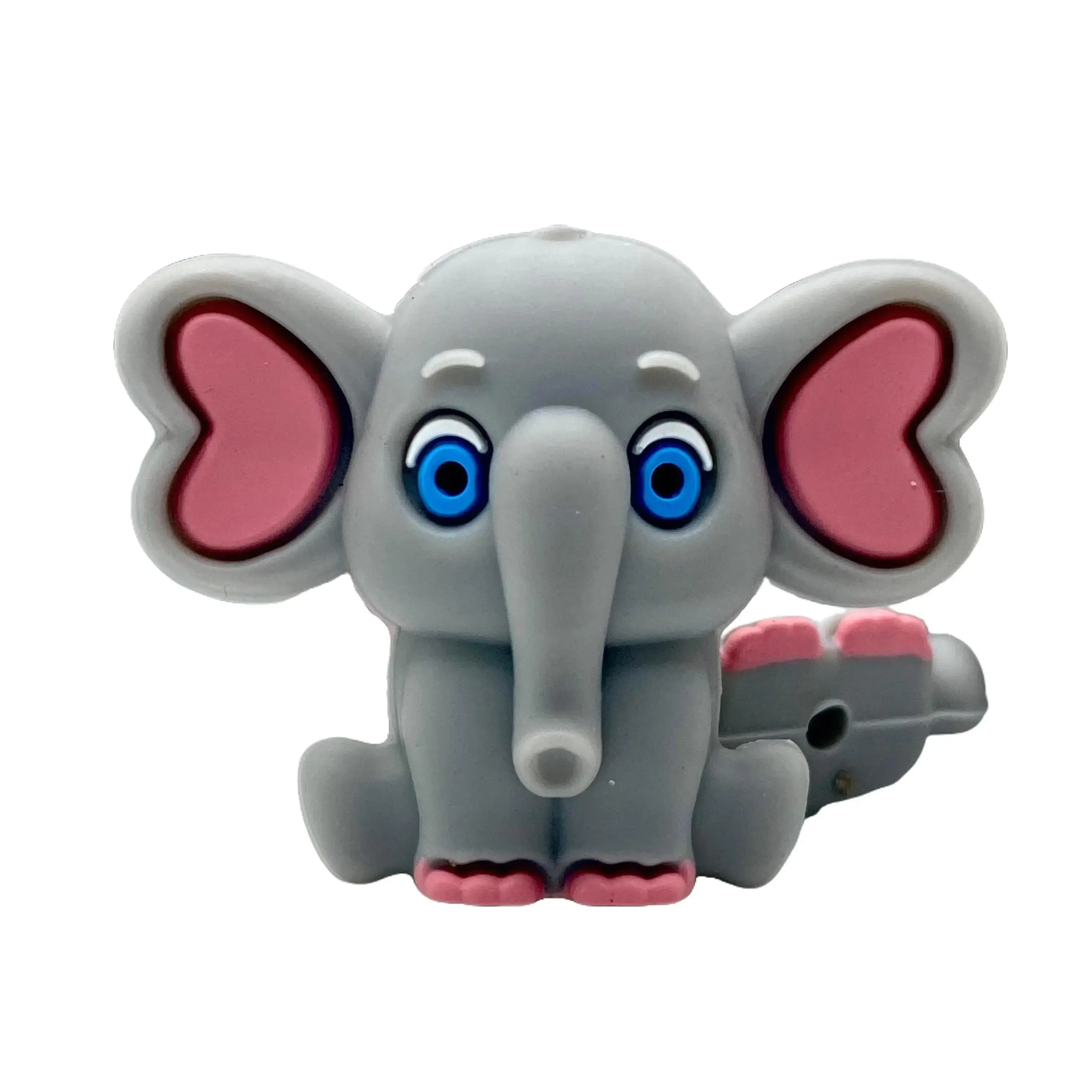 1pc Oh A Peanut! 3D Silicone Focal Beads | Elephant Shape Beading for Beaded Pens DIY Craft Supplies Beaded