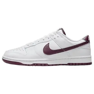 Nike Dunk Night Maroon Leather Low-Top Casual Sneakers for Men Verifiable, with credentials and supporting global authentication