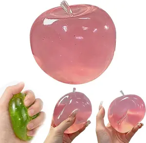 Squishy Apple Slow Rising Fruit Squishies, Apple Fruit Slow Rising Soft Toy Stress Relieve Gift, Safe Flexible Toy for All Ages, Durable Compact Desk Fidget