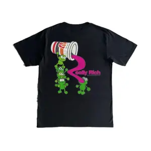 RR Kankan Pharma Cotton Tee Shirt - Kankan Really Rich Pharma Tshirt Shortsleeve Streetwear Crewneck T-Shirt Menswear Top Tropical