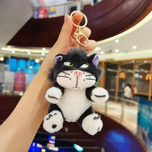 Keychain cute Angrycat plush
