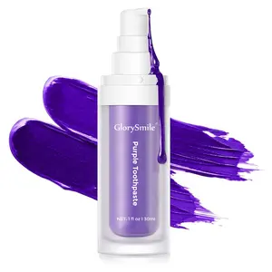GlorySmile Dental Purple Toothpaste for Teeth Whitening, Tooth Stain Removal, Tooth Paint Booster for Brightness and Reduce Yellowing