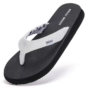 KOLILI Women's Yoga Mat Fashionable Arch Support Flip Flops Sandals Comfortable Max Cushioned Thong Sandals for Outdoor Vacation Beach Summer Walking, Foot Pain & All-Day Comfort SpringStatements