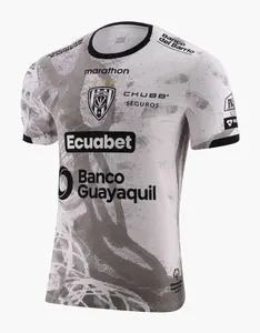 Independiente del Valle 2024 GK2 Jersey –White-Gray-Black  Ecuado,soccer jersey,football jersey authentic, fan shirt, sports shirt, jersey vintage, special edition, match jersey, training wear.
