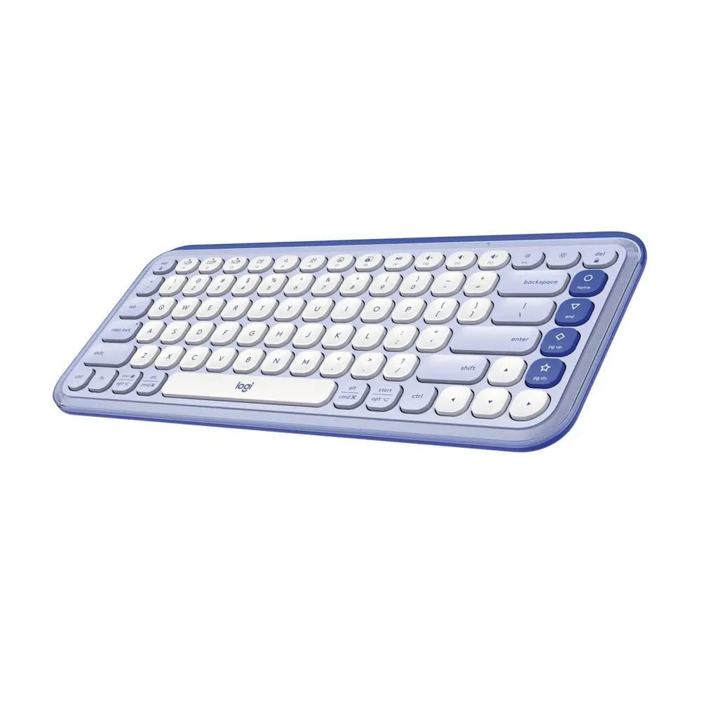 Logitech POP ICON KEYS Wireless Bluetooth Keyboard for Laptop Tablets PC – Lilac