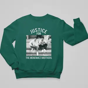 Vintage JUSTICE for the MENENDEZ BROTHERS Sweatshirt, Free Erik and Lyle Menendez Sweatshirt, 80s Erik & Lyle Sweatshirts