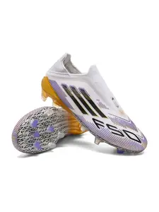 Men Women High-End Seamless Football Shoes, Anti-Slip Durable Outdoor Lawn Soccer Shoes, Super Grip Support, Fashionable Design