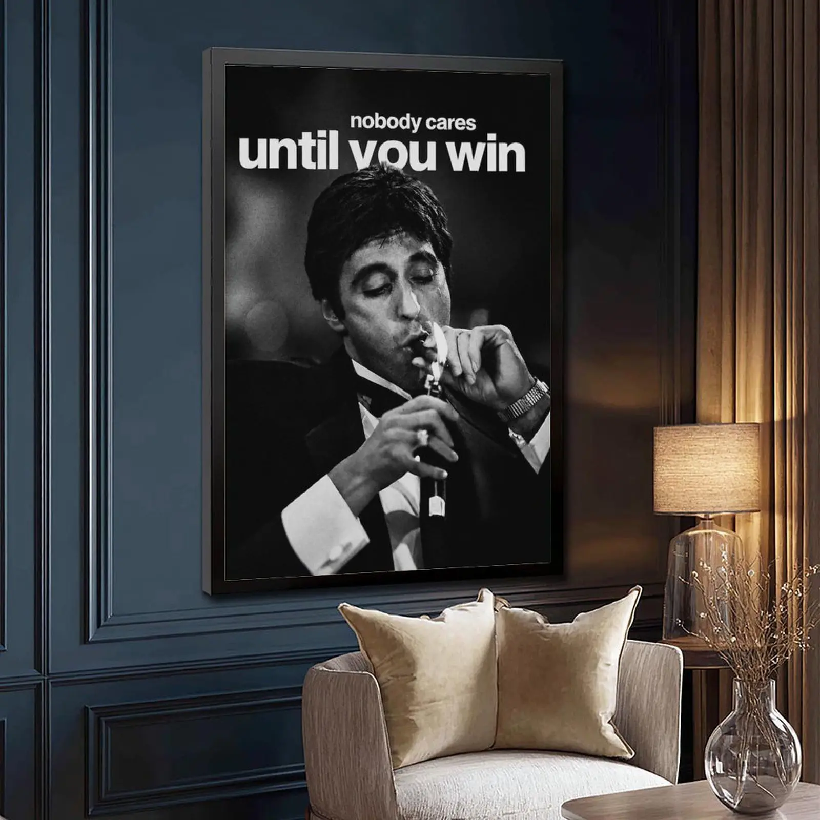 Artistic Creative Design Classic Poster Print - Decor Inspo 24x36inch(60x90cm) Multi-Size Fade Resistant Wall Decor with Iconic Quote Power, Home Gym Wall Art, Home Supplies Gift