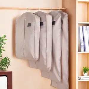 5-Piece Oxford Cloth Dustproof Cover Set, Transparent Window, Washable, for Shirts, Suits, Dresses, Home Closet Organizer