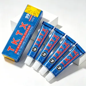 TKTX Tattoo Numbing Cream Blue 4 Pack | Limited Edition 99% Very Strong | Tattoos | Laser Removal | Waxing | Eyebrow Threading | Cosmetic Cream 10g.