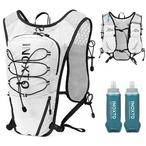 IX INOXTO Cycling Backpack,Give away 2 500ml water bottles， 5L Bicycle Backpack Waterproof Breathable Bag for Outdoor Travel Hiking Climbing Biking Running Skiing