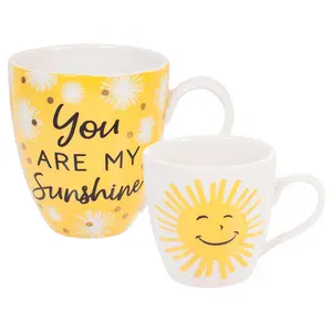 Evergreen You Are My Sunshine Mommy & Me Ceramic Cup Giftset