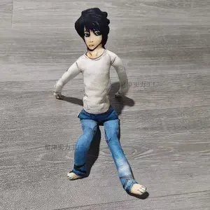 Death note abstract white edge doll L Yagami moon hand and foot wire activity doll two-dimensional animation