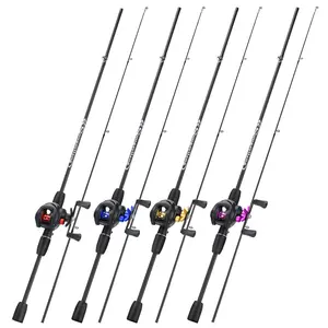 Sougayilang 1.8m/6ft Fishing Rod and Fishing Reel Casting Set 5 Color 7.2:1 High Speed Gear Ratio Baitcasting Reel FishingCombo with Fishing Lures and Line Fishing Tackle Full Set Equipment OutdoorSports bri olsen chatterbait