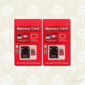 Micro SD card with adapter, micro TF storage card, compatible with dashcam video storage, compatible with mobile phone photos, vehicle GPS maps, and supports smartwatch data.