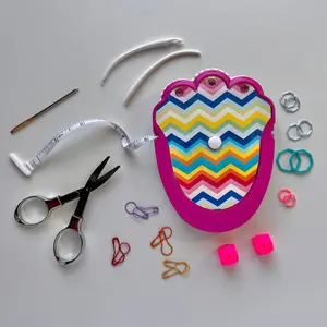 The Knit Kit and The Crochet Kit - Knitting & Crochet Tool Kit - Pucci Party - Assorted Colors