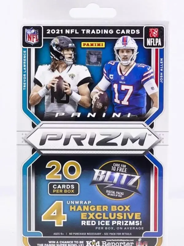 2021 Panini Prizm Football Hanger Box (Red Ice Prizms!)