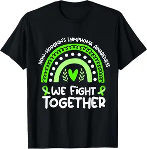 100% cotton Unisex We Fight Together | Non-Hodgkin's Lymphoma Awareness T-Shirt