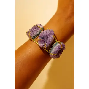 Amethyst Triple Bracelet | Peace, Intuition and Protection