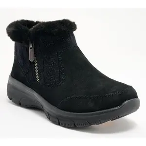 Skechers Easy Going Sparkle Knit Ankle Boots Elemental Bliss