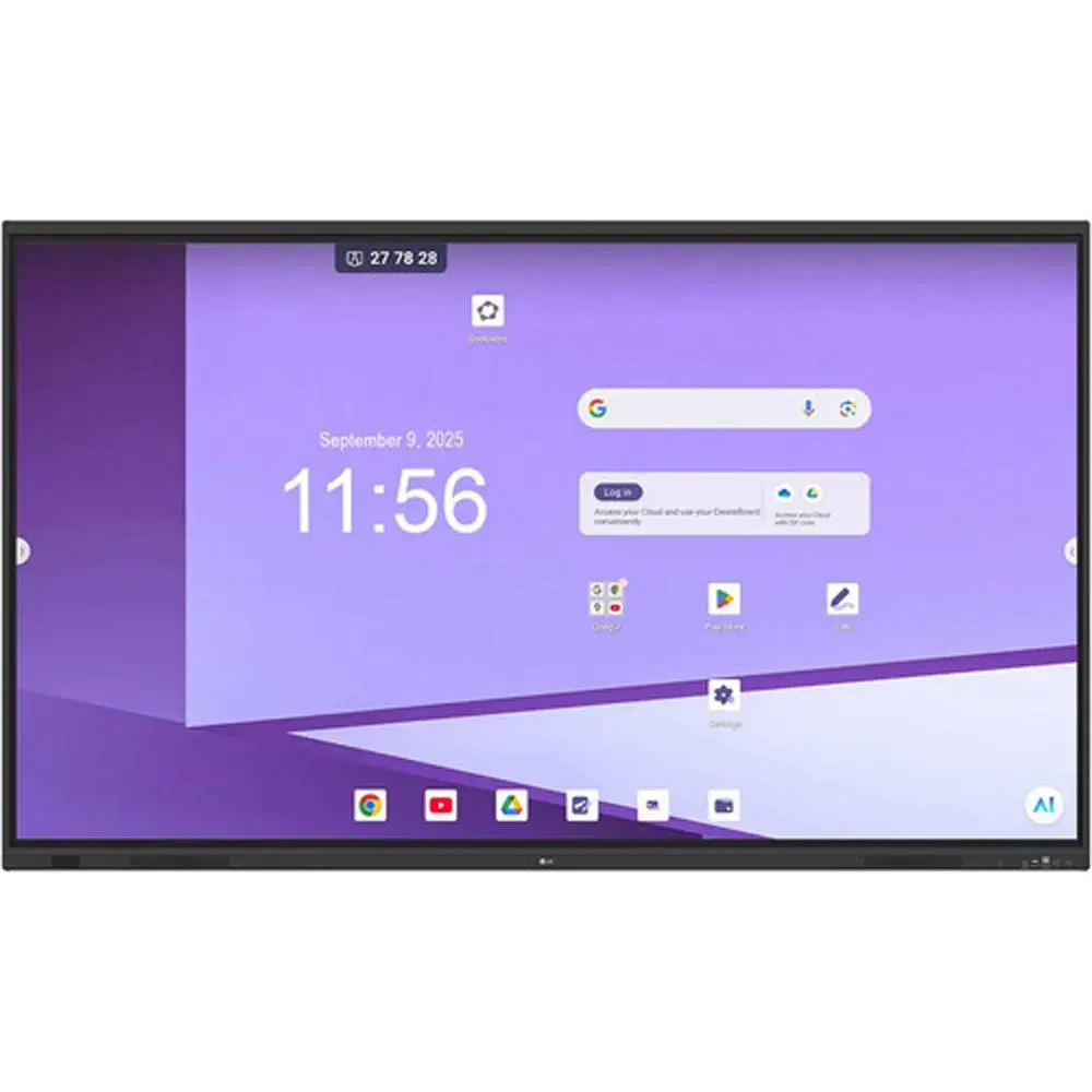 LG 65TR3DQ-B CreateBoard 65" UHD 4K Touchscreen Commercial Monitor