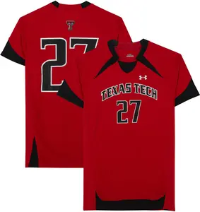 Texas Tech Red Raiders Team-Issued #27 Red Jersey from the Athletics Program - Size M