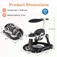 White + Black, 7-in-1 with Handle, Rocker Combo