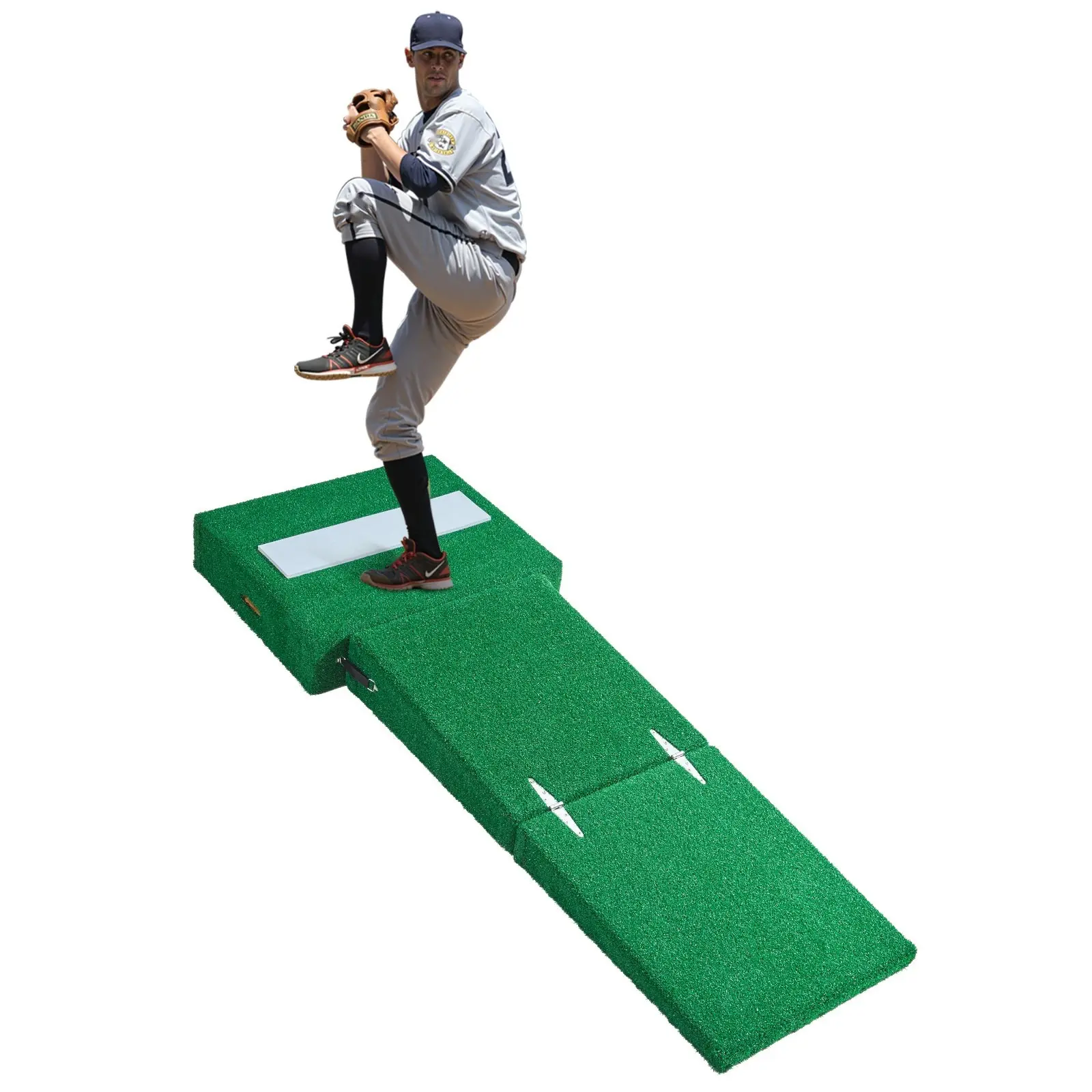 77-Inch Portable Pitching Mound For Baseball And Softball Training - Outdoor Practice Equipment, Easy Setup, Durable Lightweight Construction, Ideal For Backyard, Field, Coaches And Teams