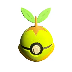 Turtwig Poke Ball - Inspired 3D Printed Collectible
