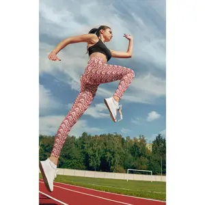 Cash Money Pattern Leggings Red With One Hundred Dollar Bills from HeroicU