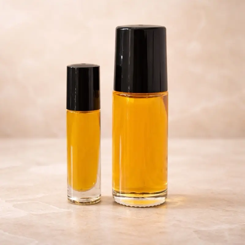 Rouge Roll-On Scent Oil - Long-Lasting Oil Form Fragrance, Roll-On Bottle, Unisex Men's Cologne, Ideal for Special Occasions & Womens Gifts, Travel-Friendly