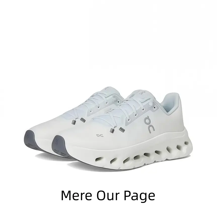 Pure White Mesh Sneakers with Signature Hollow Pod Midsole – Lightweight Build + Responsive Cushioning for All-Day Urban Comfort and Clean Aesthetic