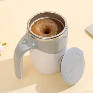 USB Rechargeable Automatic Mixing Coffee Cup, Magnetic Rotating Coffee Cup, Multifunctional Cup for Coffee, Milk, Chocolate and Mocha