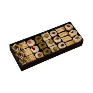 OMNIYA Delicacy Marzipan Lozina Box (1 LB, 25 Pieces) – Premium Mediterranean Marzipan Sweets with Pistachio & Rose – Gourmet Gift Box for Eid, Christmas, Weddings & Special Occasions