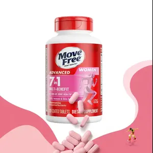 Women's 7-in-1 JOINT & BONE SUPPORT Formula - Glucosamine Chondroitin Calcium D3 Vitamins A C E - Supports Mobility Comfort Strength Flexibility & Bone All-in-One Vitamins for Women - 120 Tablets