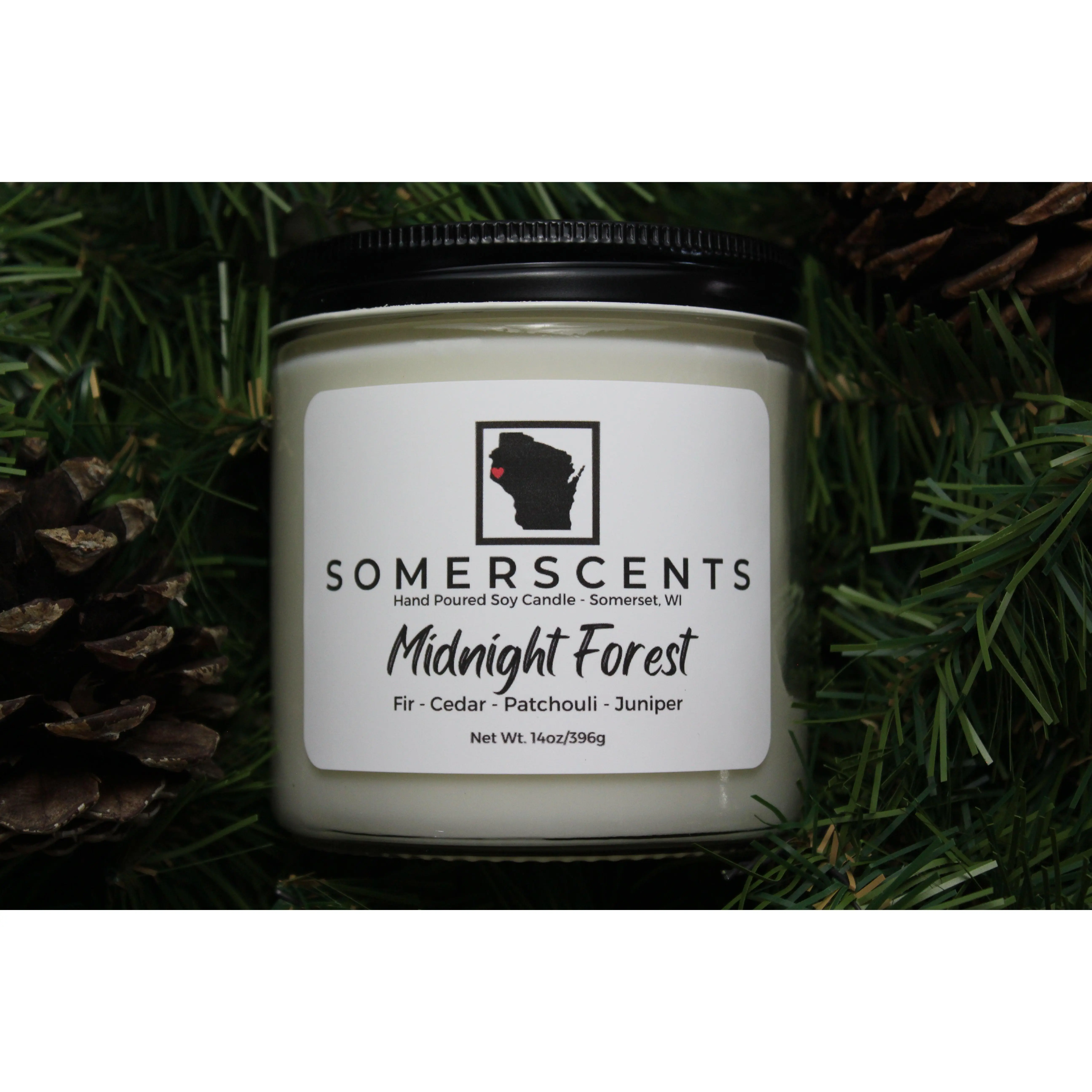 Midnight Forest Double Wick Candle