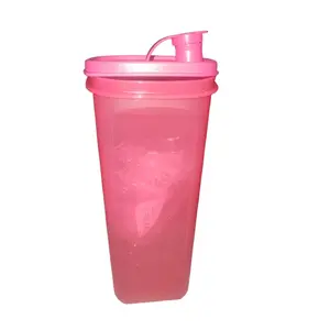 Slim Line Pitcher Pink Dishwasher Safe and Liquid Tight