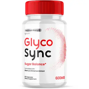 Glyco Sync Advanced Blood Balance Support Natural Glyco Supplement 60 Capsules