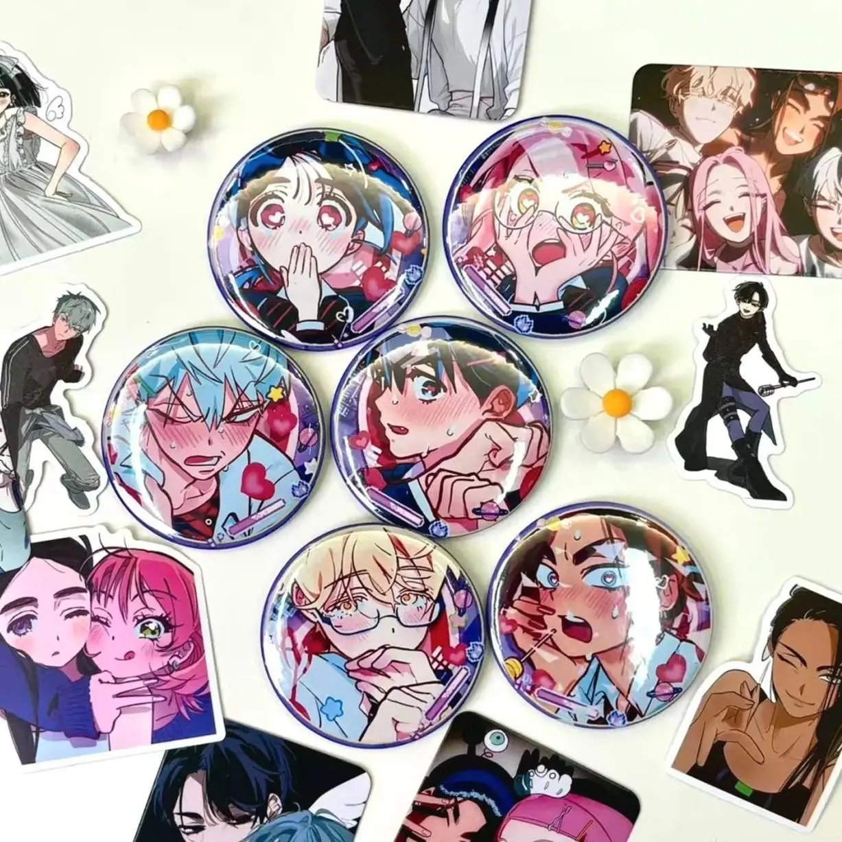 Alien Stage Pin Buttons | Ivan, Luka, Sua, Hyuna, Till, Mizi  Anime Merch