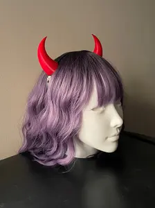 3D Printed Small Devil Horns Headband - Cosplay and Halloween Accessory