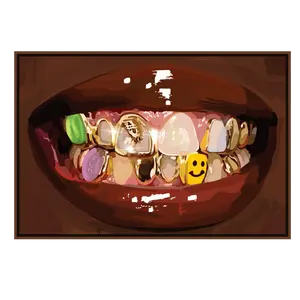 Bling - Smard Black Wall Art Print/ Canvas for Home /Office Decor