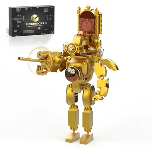 TENHORSES Titan Clock Man Building Block Set Collectible 395 Pieces Birthday Gift for Kids Adults Fans China Made Engaging Activity Creative Play Model Kit